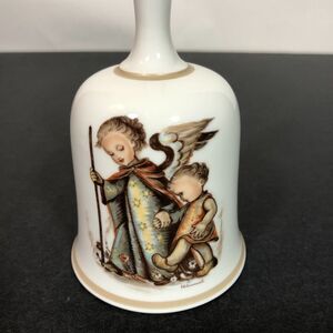 Vintage Christmas Dinner Bell, Guardian Angel, Hummel Limited Edition 1974